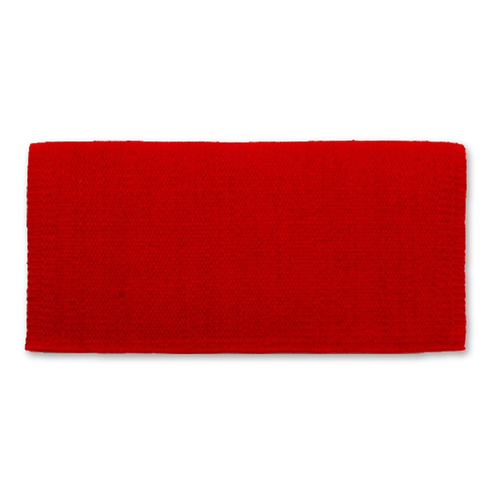 Mayatex San Juan Solid Red 36x34 New Zealand Wool Saddle Blanket Heavy Weight Performance by Mayatex
