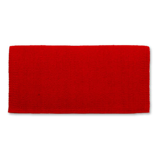 Mayatex San Juan Solid Red 36x34 New Zealand Wool Saddle Blanket Heavy Weight Performance by Mayatex