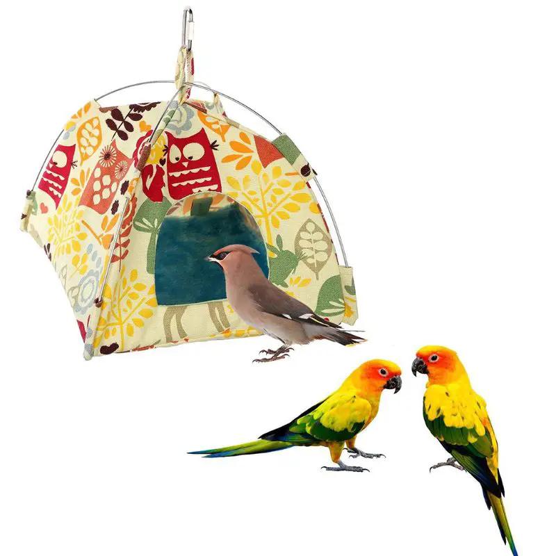 Cozy Hanging Bird Hammock Nest Premium Canvas Soft Enclosed Hideaway by Sell My Stuff
