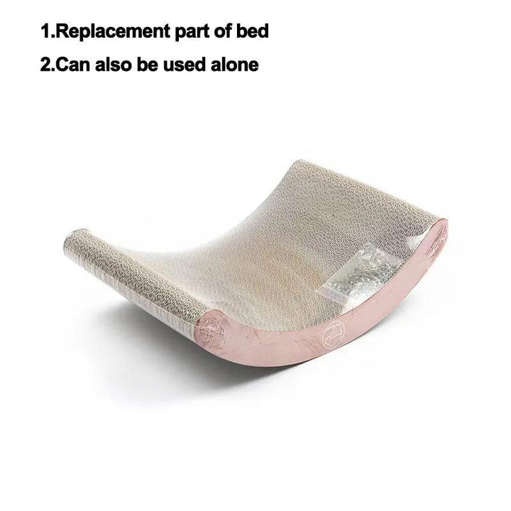 PurrLux U Shaped Cat Bed Scratcher Paw Grinder Multifunctional Corrugated Scratchpad Surface For Grooming by Sell My Stuff