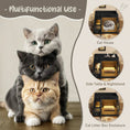 Carica l'immagine nel visualizzatore della galleria, Hidden Cat Litter Box Enclosure multifunctional use with cats, serving as cat house, side table, and litter box.
