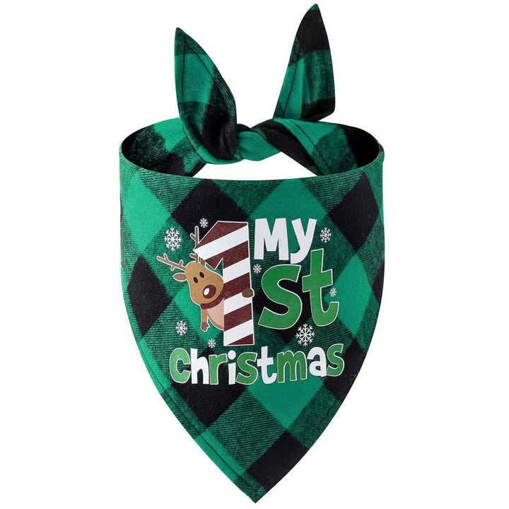 Christmas Plaid Dog &amp; Cat Bandana – photo 11