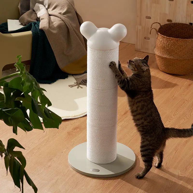 Green Durable Cat Scratching Post For Claw Sharpening And No Shedding by Pet Zen