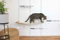 Charger l'image dans la visionneuse de la galerie, Dog Proof Cat Feeder wall-mounted raised cat hammock with bowl, Catastrophic Creations
