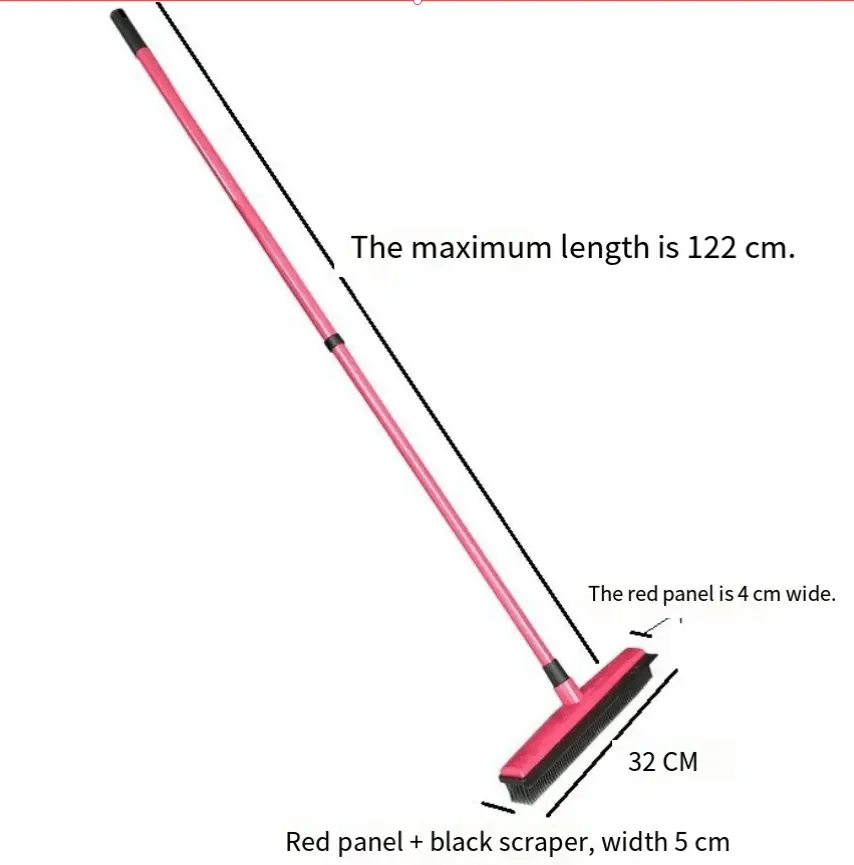Premium Pet Hair Removal Broom Mop Washable Head And Hands Free Usage For Cleaning On Carpets Floors And Furniture Today by For Animals, With Love