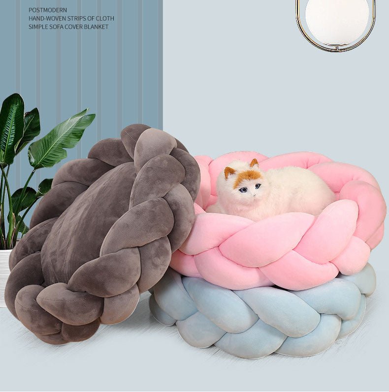 Braided Round Pet Bed