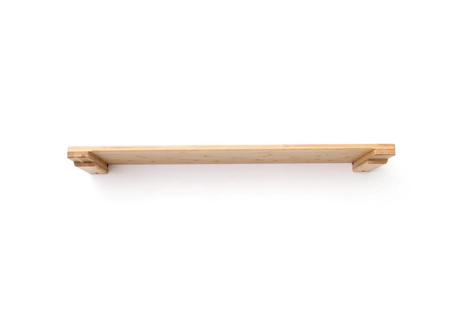 Wall Mounted Cat Shelf by Catastrophic Creations, natural bamboo wood cat perch