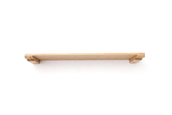 Wall Mounted Cat Shelf by Catastrophic Creations, natural bamboo wood cat perch