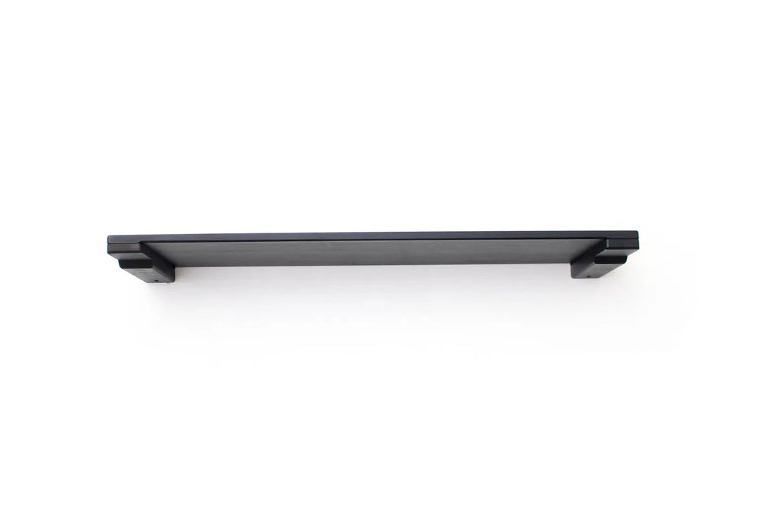 Wall Mounted Cat Shelf, black wooden cat perch for modern interiors