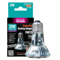 Load image into Gallery viewer, Arcadia GoldenSun 35W Basking Halogen Heater for reptile habitat, PAR20 lamp, two bulbs shown

