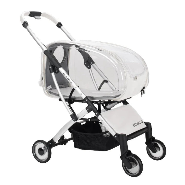BOSIMAO Foldable Pet Stroller with Detachable Carrier – photo 5