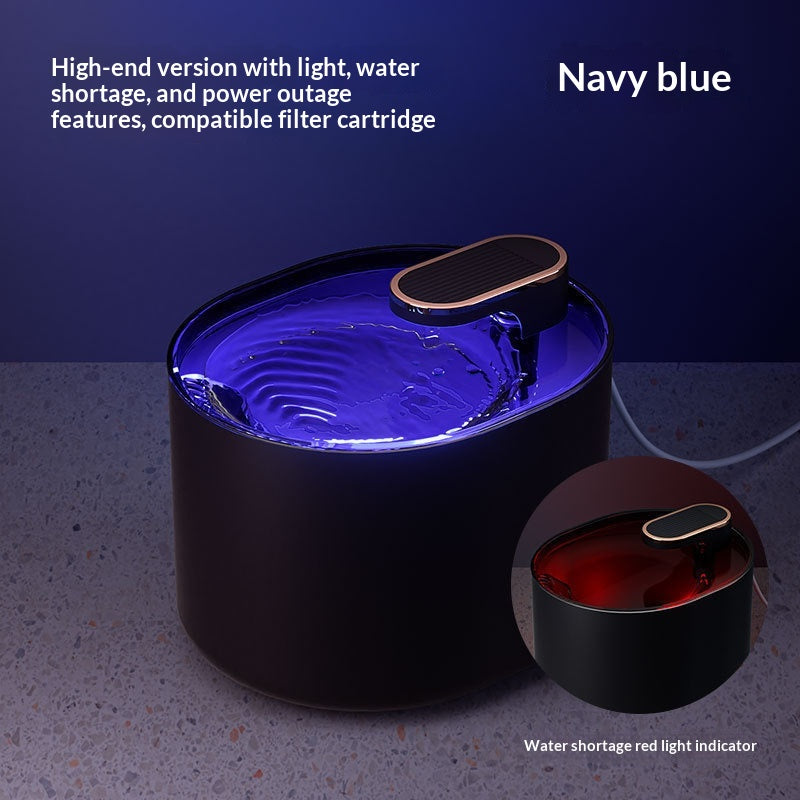 Dark blue illuminated version with indicator illustration