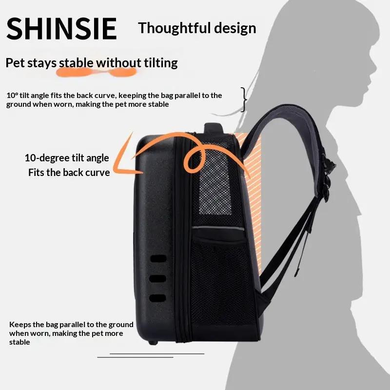Space Capsule Pet Backpack Carrier Rigid Impact Resistant Small Pets by Pet Zen