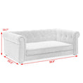 Carica l'immagine nel visualizzatore della galleria, Large Beige Elevated Pet Sofa Bed Indoor Lounge For Dogs And Cats by V.I.P Digital Presence
