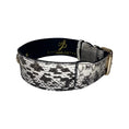 Gallery viewerに画像を読み込む, White & Black Snake Collar by Brand With Gold Hardware by Allysa Payne Beverly Hills
