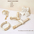 Bild in Galerie-Betrachter laden, Wedding Pure White Satin Set by DDPaws
