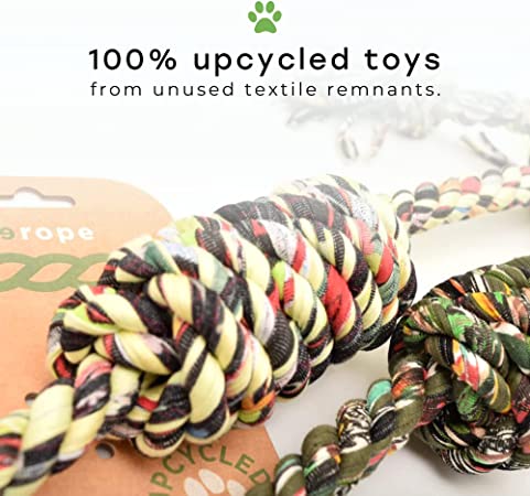 ReRope Barreled Upcycled Rope Dog Toy