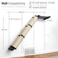 Carica l'immagine nel visualizzatore della galleria, Catastrophic Creations wall-mounted slanted cat scratcher with sisal posts
