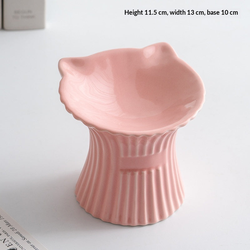 Style 2 pink bowl with pink pedestal