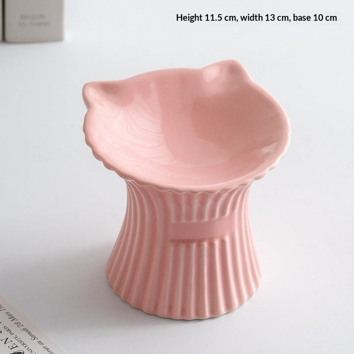 Style 2 pink bowl with pink pedestal