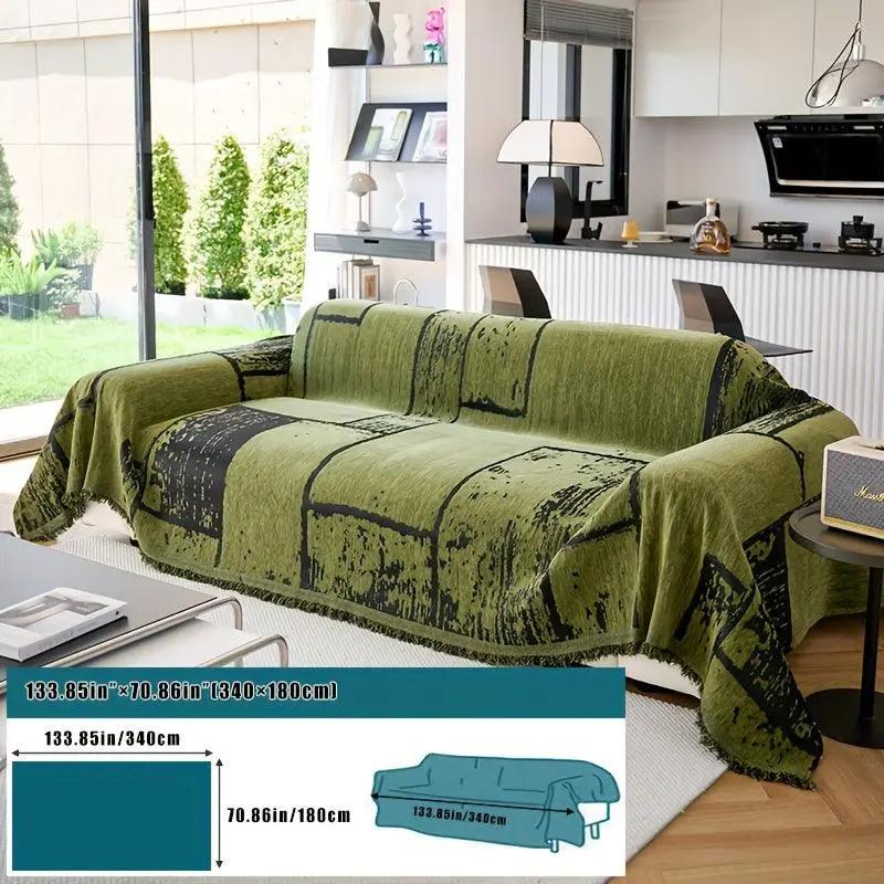 Luxury Pet Cover for Leather Sofa by topspet in green; non-slip and machine washable.