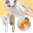Charger l'image dans la visionneuse de la galerie, PurePet 3-in-1 Electric Pet Brush De-Shedding Self-Cleaning Black by For Animals, With Love
