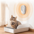 Load image into Gallery viewer, AromaShield Advanced Pet Odor Eliminator For Litter Boxes Compact 13CM Sterilizing Deodorizer Safe White Finish by For Animals, With Love
