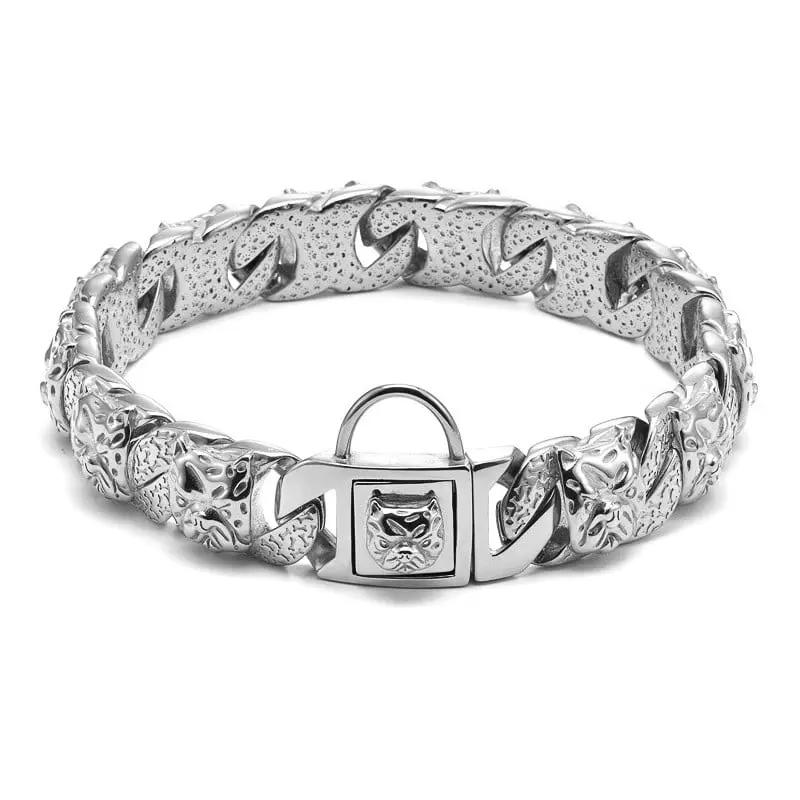 Titanium Stainless Bull Dog Full Head Collar by For Animals, With Love