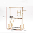 Gallery viewerに画像を読み込む, Pepperwood Bird Stand Solid Wood Frame No 5 Heavy Duty Claw Grinder by Sell My Stuff
