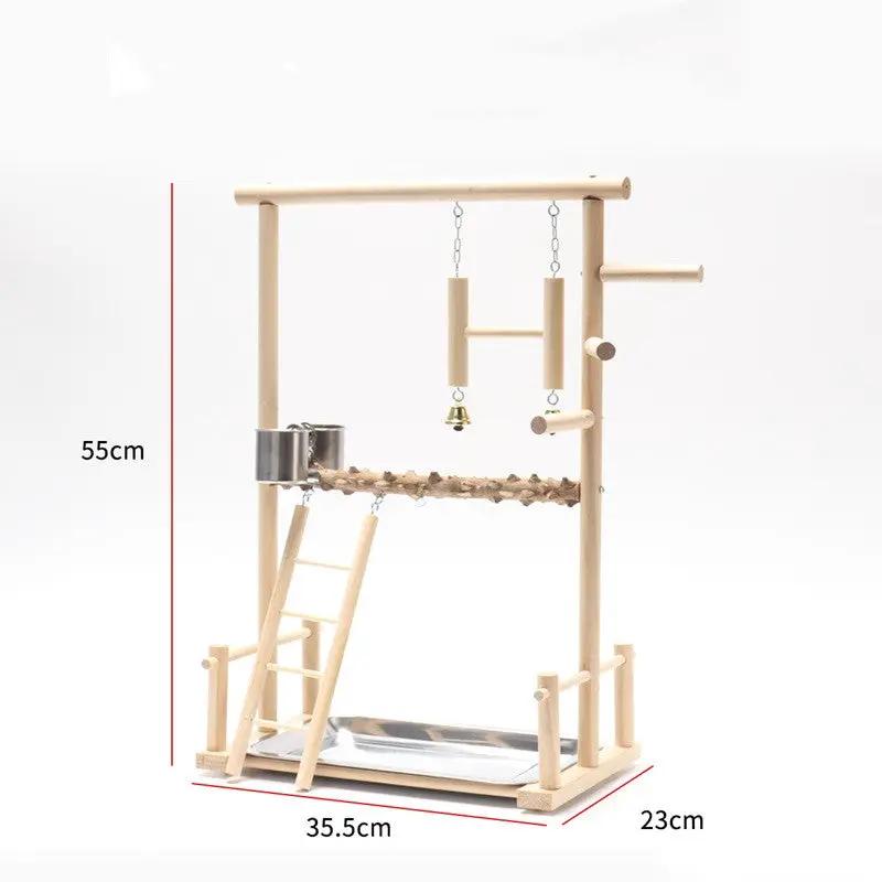 Pepperwood Bird Stand Solid Wood Frame No 5 Heavy Duty Claw Grinder by Sell My Stuff