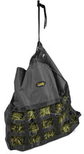 Bild in Galerie-Betrachter laden, Gatsby Nylon Scratchless Slow Feed Hay Bag, gray nylon with Gatsby logo, StateLineTack
