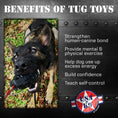 Cargar la imagen en la vista de la galería, USA-K9 Magnum Grenade - Black Magnum Rubber Chew Toy for Extreme Chewers | USA Made
