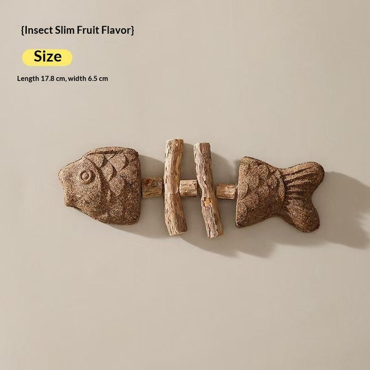 Brown Gall Fruit Flavor fishbone dimension image