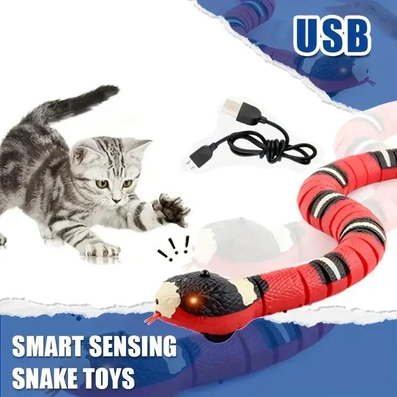 Interactive USB Snake Cat Toy by KittenPlay by For Animals, With Love