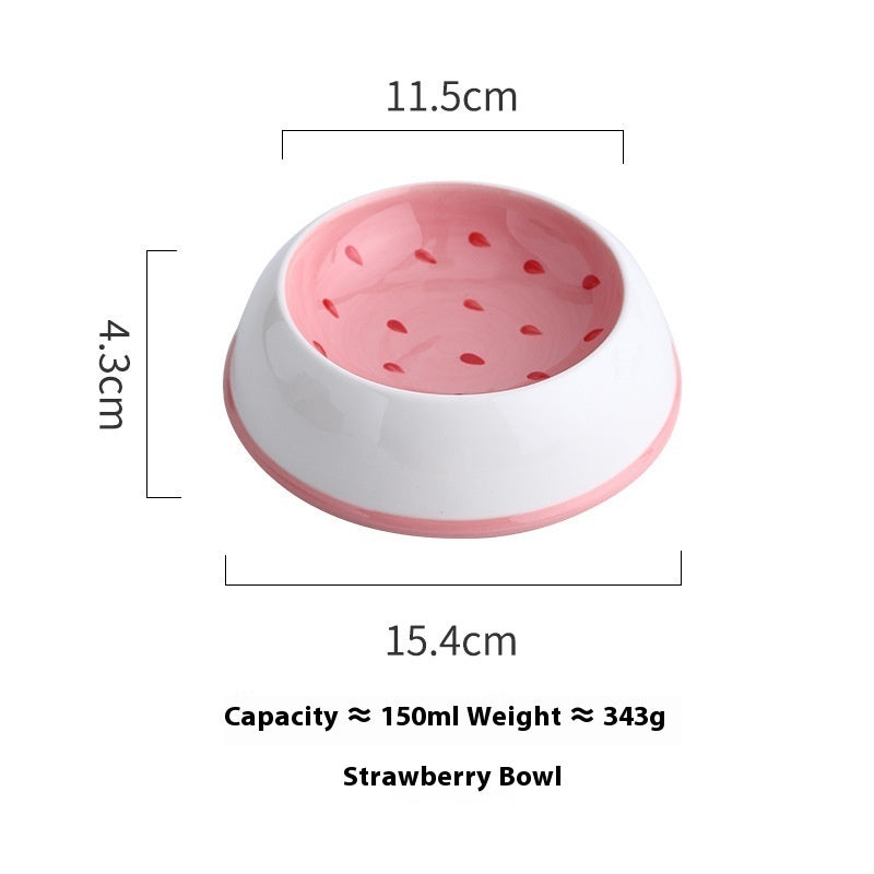 Standard strawberry bowl dimension chart