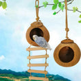 Bild in Galerie-Betrachter laden, EcoLuxe Natural Coconut Bird Nest Parrot Climbing Toy 6 Cm Scale by Sell My Stuff
