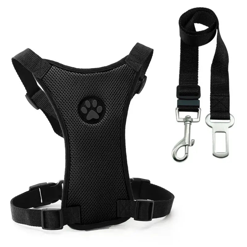 Dog Supplies Breathable Mesh Chest Strap Car Safety Harness Vest by For Animals, With Love