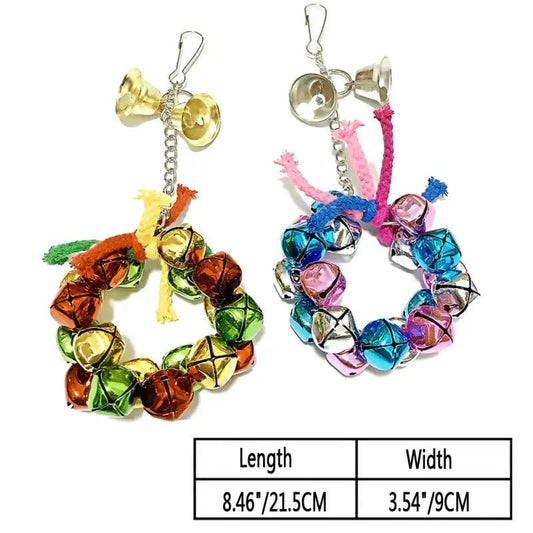 Non-Toxic Eco-Friendly Wood Parrot Nibble Toy With Colorful Beads by Sell My Stuff