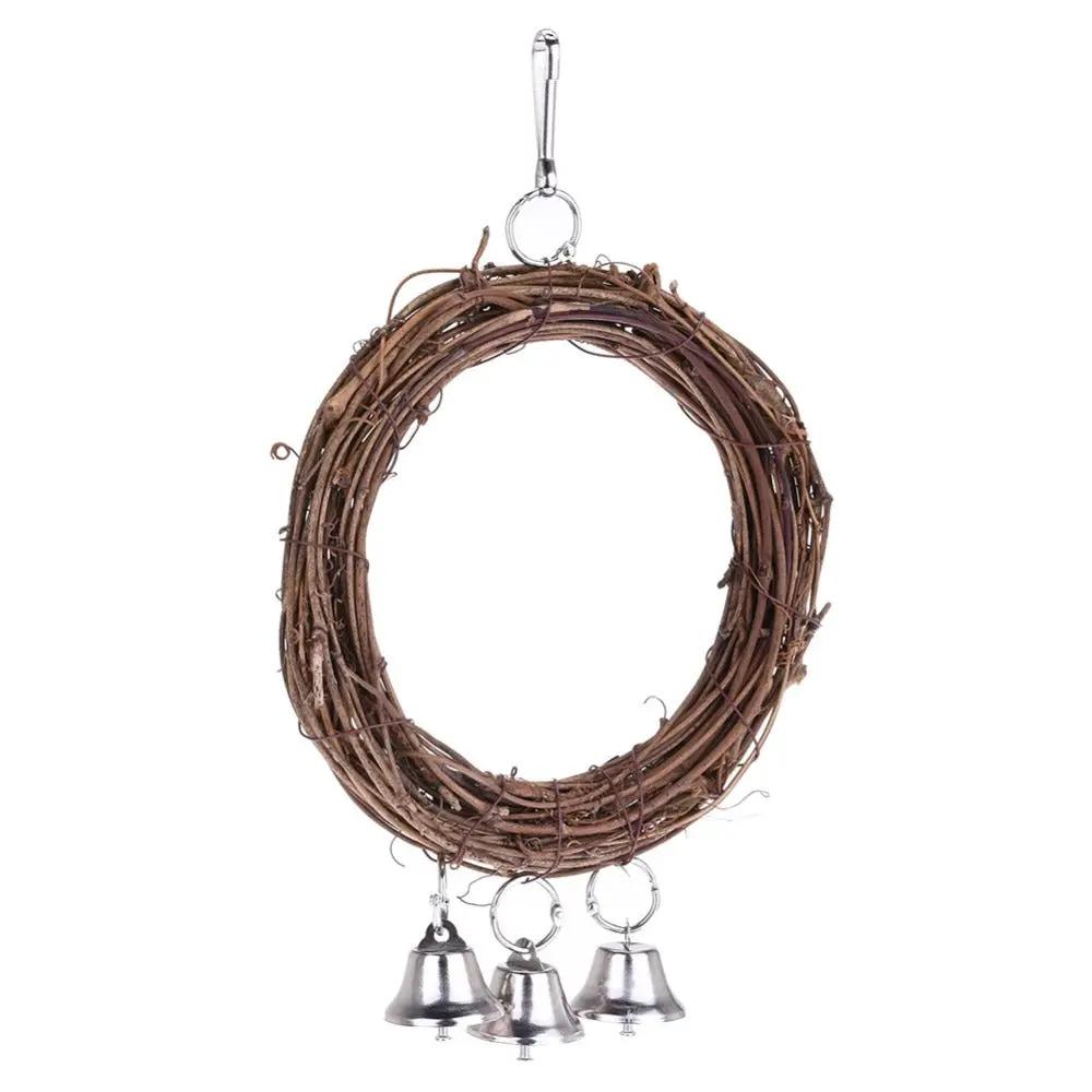 Artisan Natural Rattan Parrot Swing Garden Chair With Hooks by Sell My Stuff