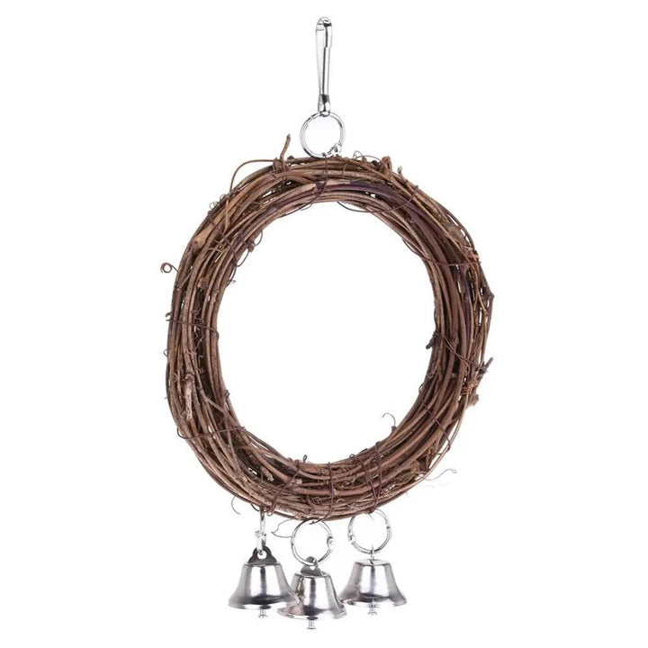 Artisan Natural Rattan Parrot Swing Garden Chair With Hooks by Sell My Stuff