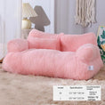 Gallery viewerに画像を読み込む, Cozy Cat Sofa Bed with Plush Pillow Indoor Non Slip Bottom Supportive Soft Backrest Design by Pet Zen
