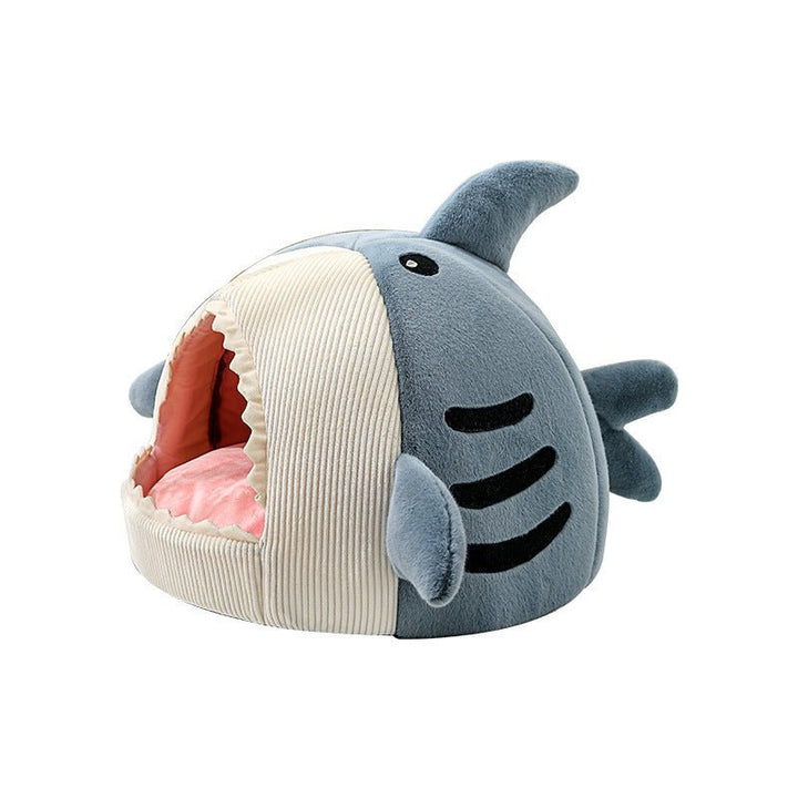 Shark Cave Pet Bed with Cushion – photo 5