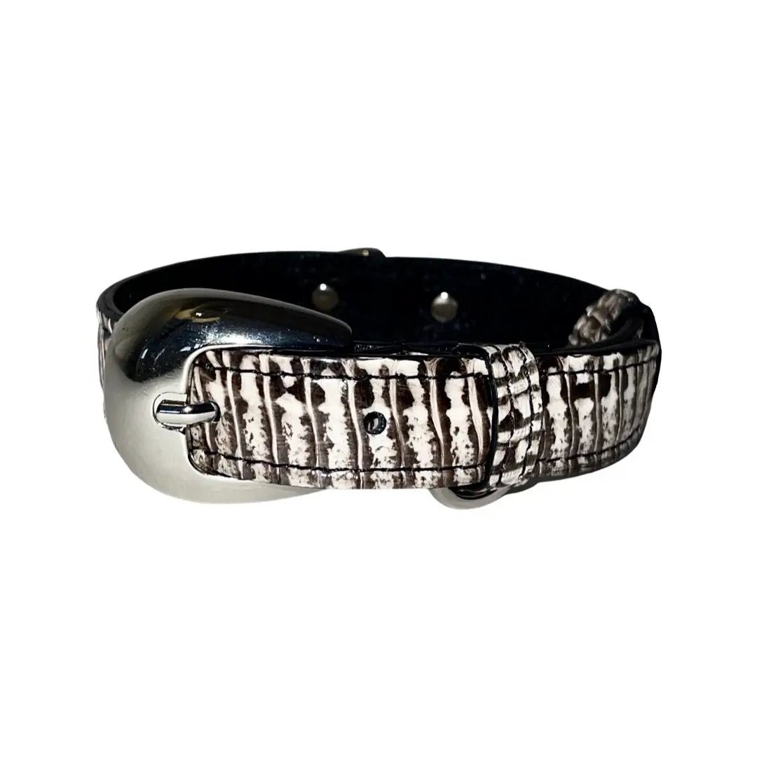 Luxur Snake Collar Black White 7-14 Inch by Allysa Payne Beverly Hills