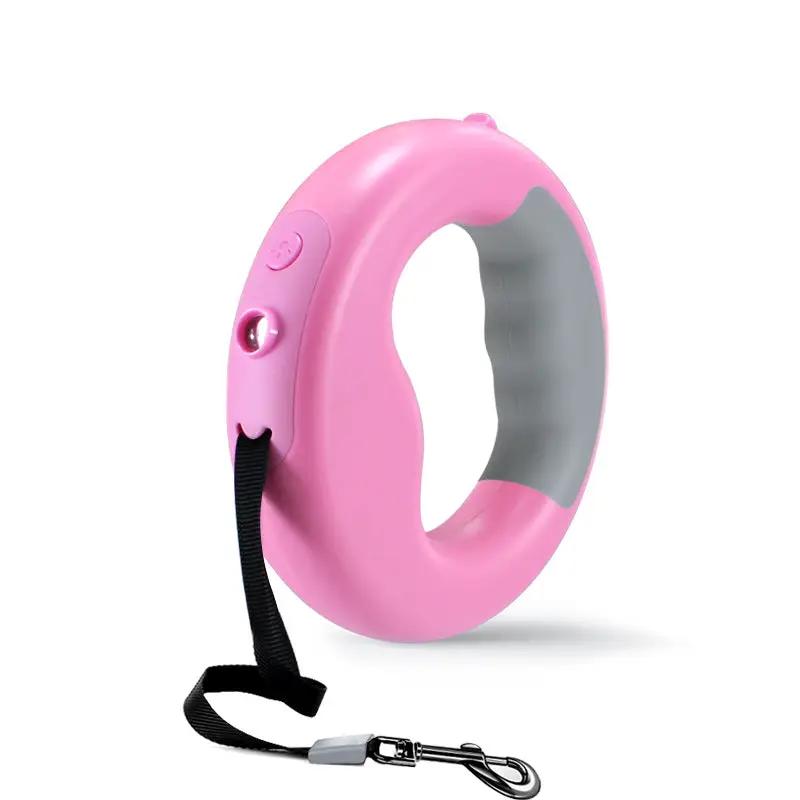 Premium LED Retractable Dog Leash 3m With Free Grooming Glove by Pawpampered