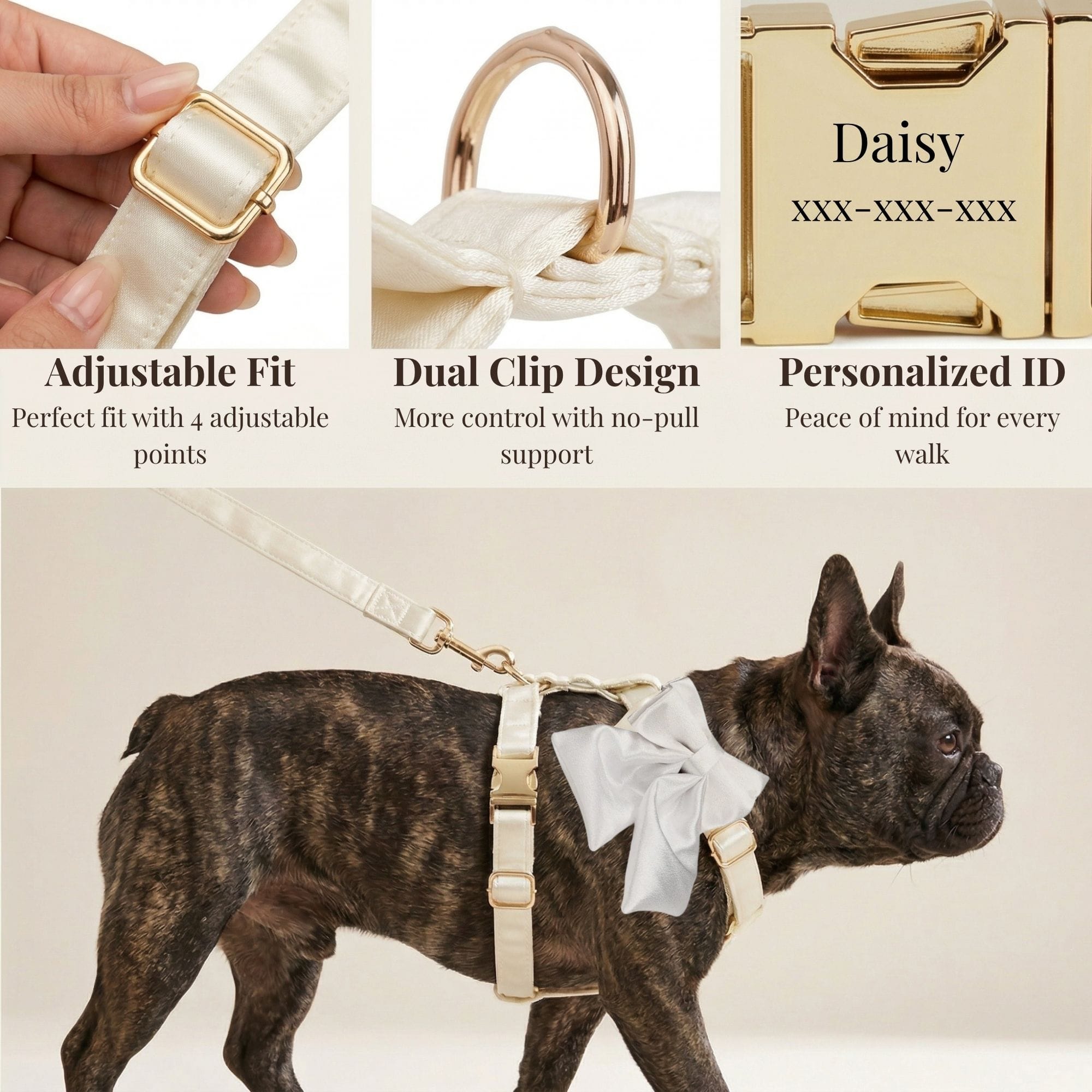 Wedding Pure White Satin Set by DDPaws