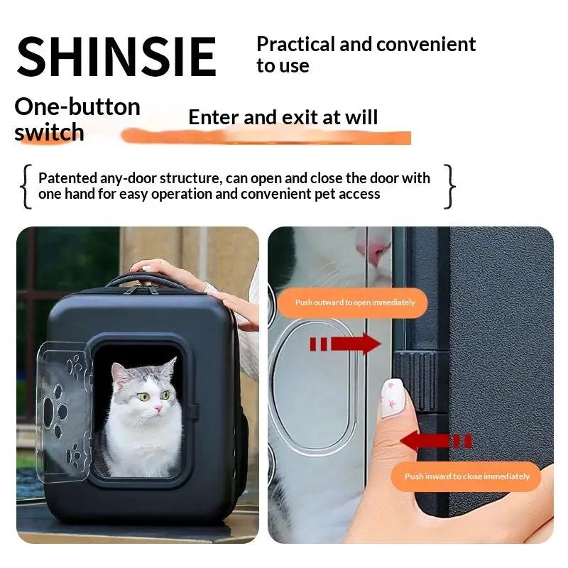 Space Capsule Pet Backpack Carrier Rigid Impact Resistant Small Pets by Pet Zen