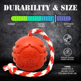 Cargar la imagen en la vista de la galería, USA-K9 Stars And Stripes Red Rubber Dog Toy For Handlers Ultradurable Natural Rubber Made In Usa by SodaPup/True Dogs, LLC
