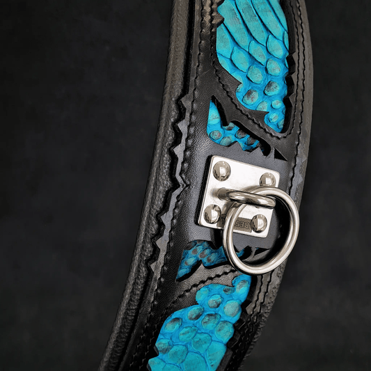 The ''Morelia Python'' collar - Pet Collars & Harnesses from Bestia Dog Gear