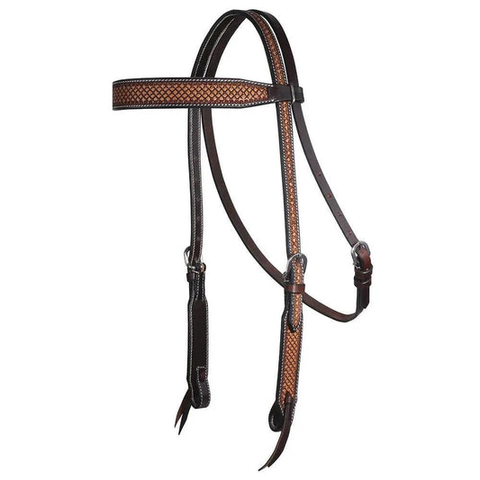 Professionals Choice Sports Medicine Products Leather Head Harness Horse Headstall Reptile Browband - from For Animals, With Love