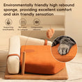 Load image into Gallery viewer, Wooden pet bed by Home Furnishers with orange cushion for cats and dogs
